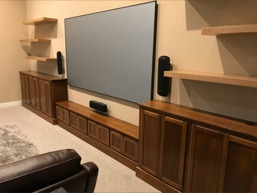 Custom, one-of-a-kind, entertainment and media furniture