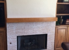 Custom, handcrafted, fireplace mantels