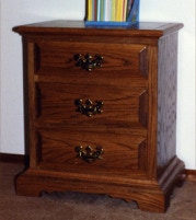 Handcrafted, custom design end tables, nightstands