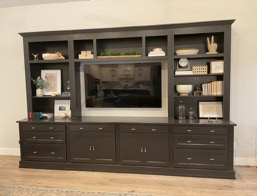 Custom, one-of-a-kind, entertainment and media furniture