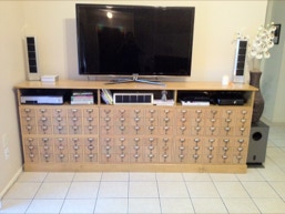 Custom, one-of-a-kind, entertainment and media furniture