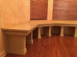 Custom designed, handcrafted window seats, banquettes, rockers