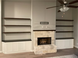 Bookshelves, display cabinets, media/entertainment centers, family room furniture