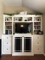 Custom, one-of-a-kind, entertainment and media furniture