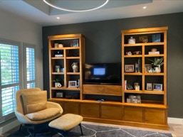 Custom, one-of-a-kind, entertainment and media furniture