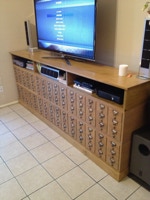 Custom, one-of-a-kind, entertainment and media furniture